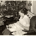 1956.12 Oksana with Helen at Christmas
